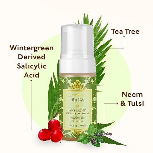 Kama Ayurveda Anti Acne Cleansing Foam 50ml